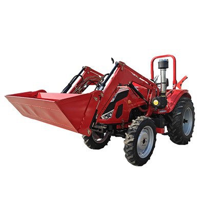 รถแทรกเตอร์ขนาดกะทัดรัดพร้อมบุ้งกี๋